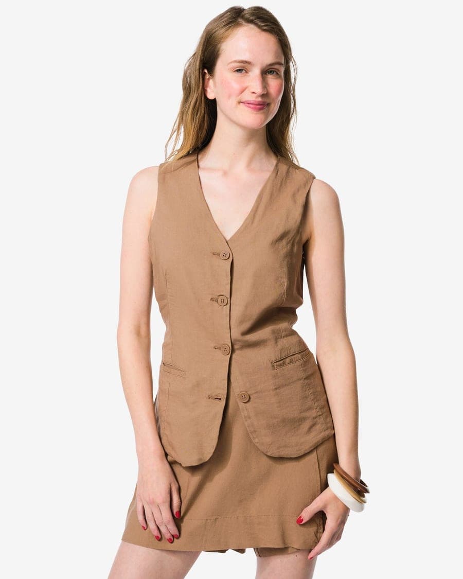HEMA Damesblazer Iva bruin